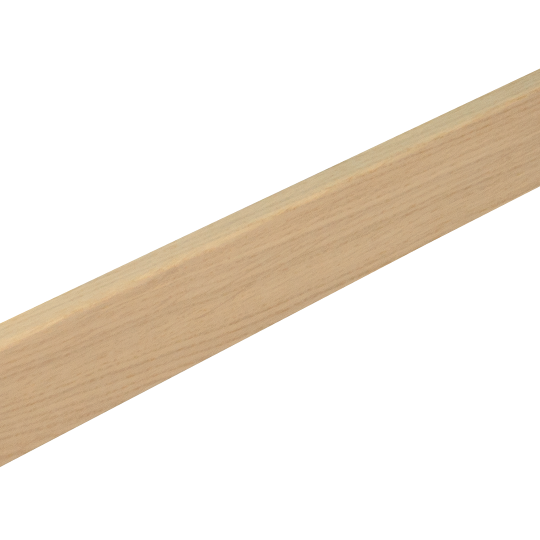Skirtings veneered, Oak, white
16x58x2700mm
matching Live Natural white oiled surfaces
